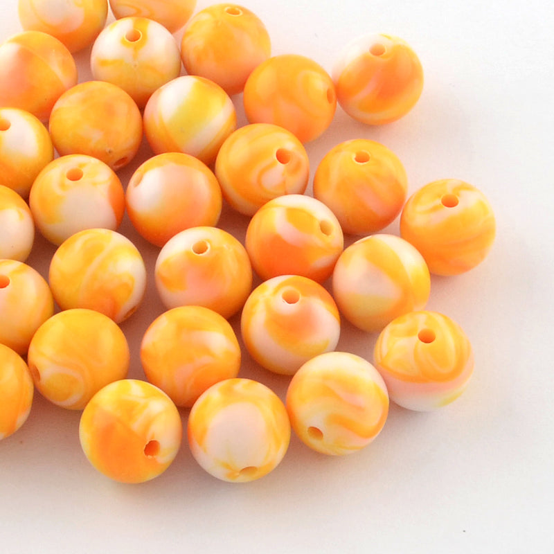16mm Mixed Opaque Acrylic Round Beads